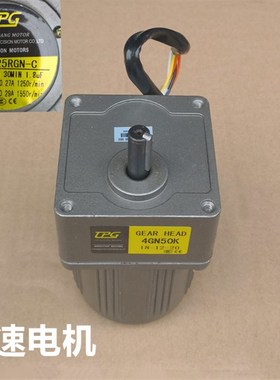 TPG微型调速电机2IK6W3IK15W4IK25W国标全铜交流减速调速定速马达