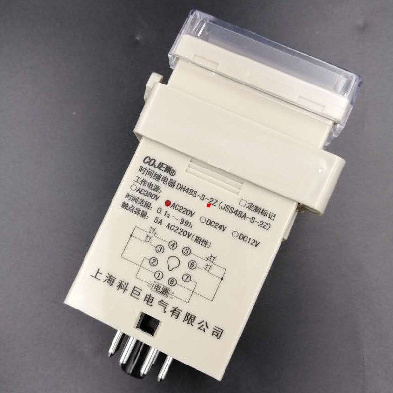 DH48S-S-2Z JSS48A-S-2Z数显时间继电器反复循环延时开关两组触点
