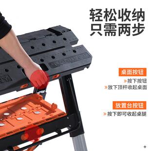 小型家用木工操作台锯台配件桌 PONY木工折叠工作台多功能便携式
