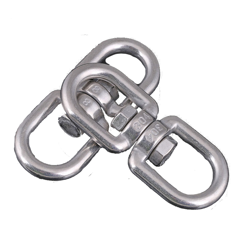 【M4-M20】304不锈钢旋转环万向环8字环链条扣环索具配件栓狗链