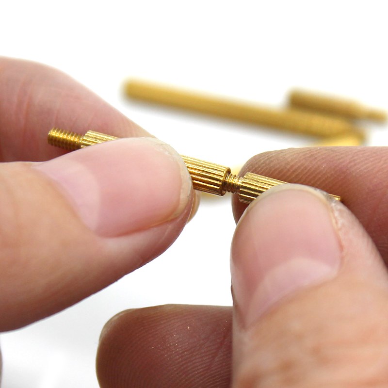 M2单头铜柱 螺柱立柱支撑柱隔离柱五金配件螺纹柱DIYX手工玩具材