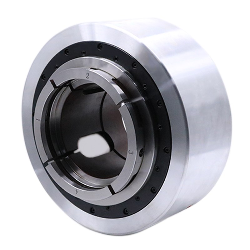 气动旋转夹头海瑜120切管机三爪四爪激光卡盘