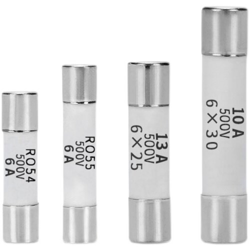 500V陶瓷保险丝熔断器管芯子RO54.R055.R057.R058.500V2A6A10A30A