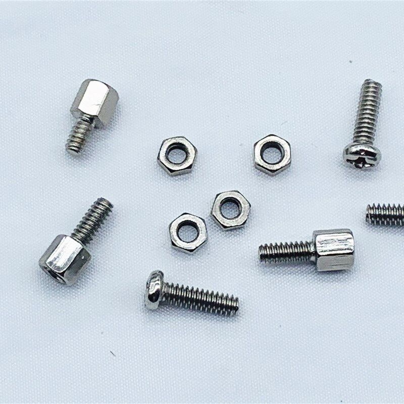 DB头十字槽螺丝4#-40*5+7DB9串口螺丝DB头六角螺柱VGA螺柱DB25DB9