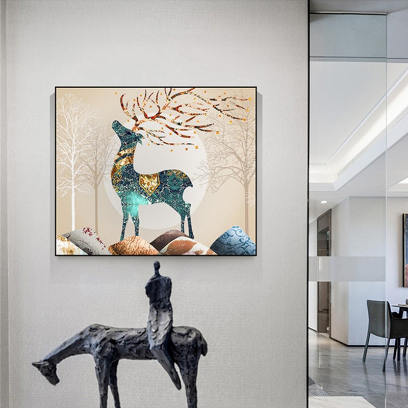 遮挡电表箱打电饰画配箱网线电装闸箱空气BTP开关盒子装挂画创意