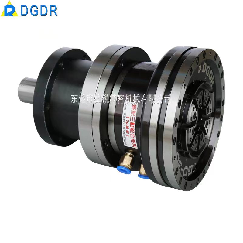 德锐GD30/10薄膜膜片高精度气动旋转式夹头立式主轴集成气压夹头