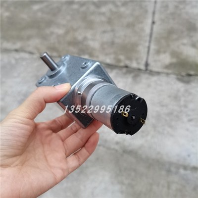 600JSX9296-510L 12V 6500/0.7rpm M超慢超低速电机200kg大扭力