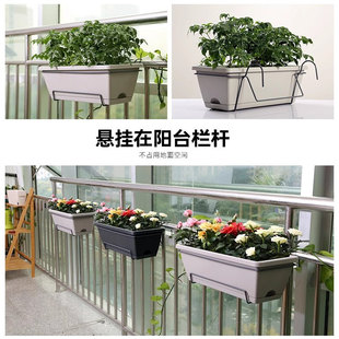 阳台种菜盆塑料花盆家用长方形特大号蔬菜专用种植盆家庭种菜神器