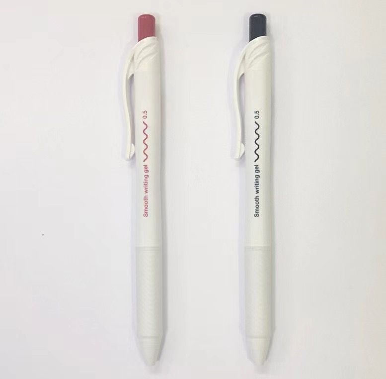 日本派通pentel联名ASKUL定制限定款BLN105-SK纯白杆中性笔0.5mm-封面