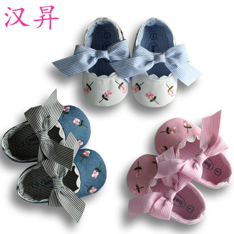 汉昇 婴儿鞋子0-1岁步前鞋蝴蝶结宝宝学步鞋春秋baby shoes在类目 宠物/宠物食品及用品, 宠物服饰及配件, 鞋子中 - 来自Buy2taobao.com提供专业的淘宝代购服务