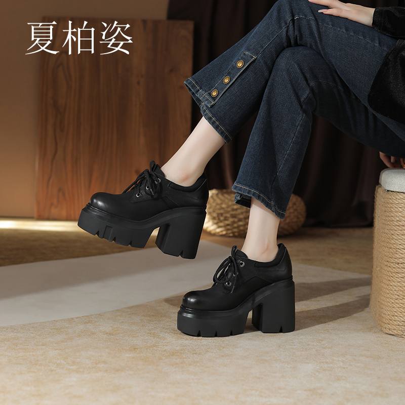 真皮舒适小皮鞋夏柏姿