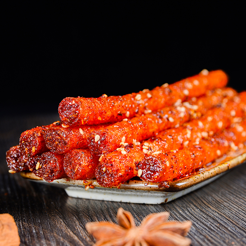 豆有味辣棒抖音同款校园网红辣条香辣8090儿时小吃美食休闲零食