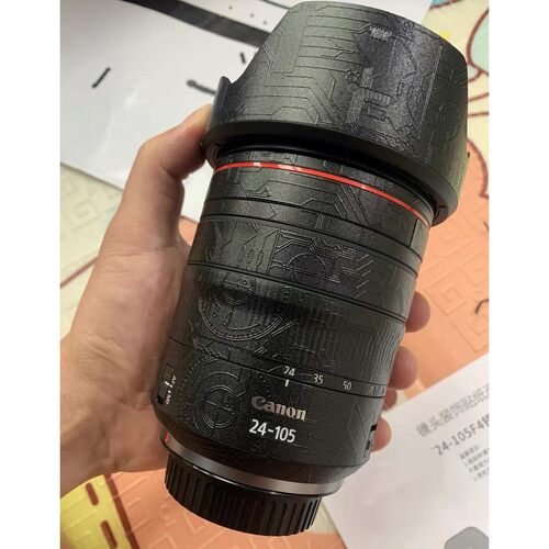 适用佳能相机镜头贴纸EF24-105 F4II保护贴膜防刮24105一二代改色