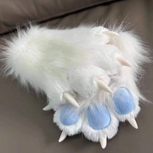 猫娘吱吱叫彩色小猫爪手套