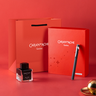 Caran D’Ache凯兰帝卡达瑞士进口849钢笔墨水礼盒套装送礼墨水笔学生用商务男女士高颜值礼物成人练字高档