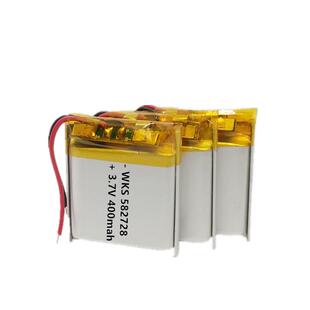 厂家聚合物锂电池582728 400mah 3.7V智能穿戴 儿童手表电池