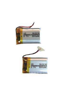 工厂802030聚合物锂电池400MAH 3.7V美容仪智能穿戴蓝牙音箱
