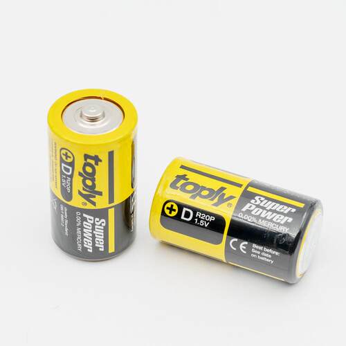 toply 1号电池 煤气灶R20P大号电池 热水器手电筒1.5V一号干电池