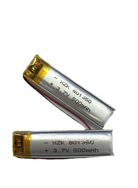 3.7V电芯801350聚合物锂电池500MAH蓝牙音箱LED灯具自行车尾灯