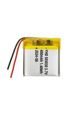 503030聚合物锂电池400mAh智能手表补水仪器LED灯3.7V充电电池