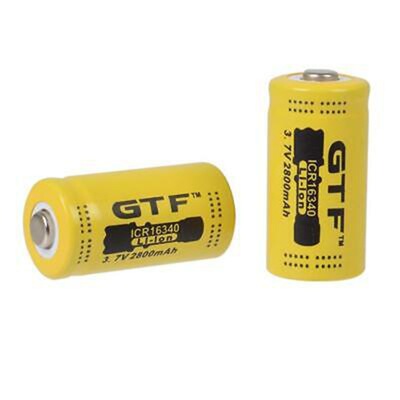 16340锂电池 1200mah 1500mah 2600mah 2800mah 3200mah  3800mah