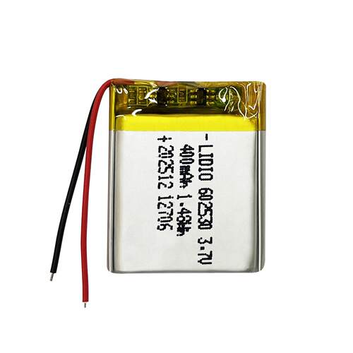 3.7v 400mAh 聚合物锂电池 602530足容量带保护板引出线LIDIO