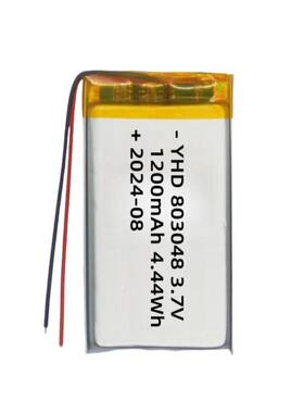 803048聚合物锂电池1200mAh应急照明灯指纹锁对讲机LED灯电池3.7V