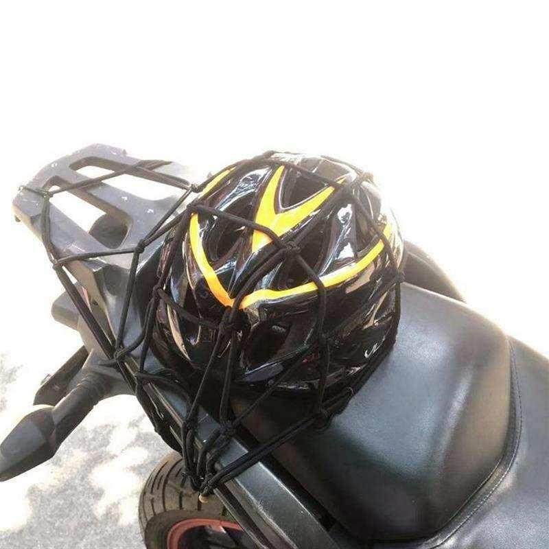 耐用机车油箱网电动车弹力绳放置摩托车后座网兜捆绑带安全帽网袋