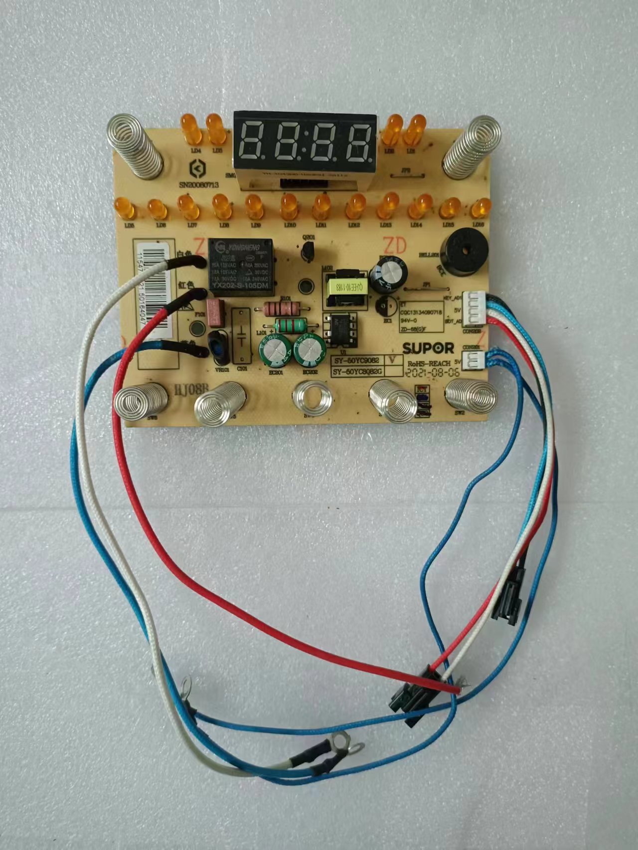 苏泊尔电压力锅SY-50YC9082电路板灯板一体板