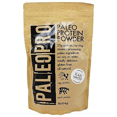 PaleoPro Protein Powder (Plain Naked 1lb.) Grass-Fed， Pas