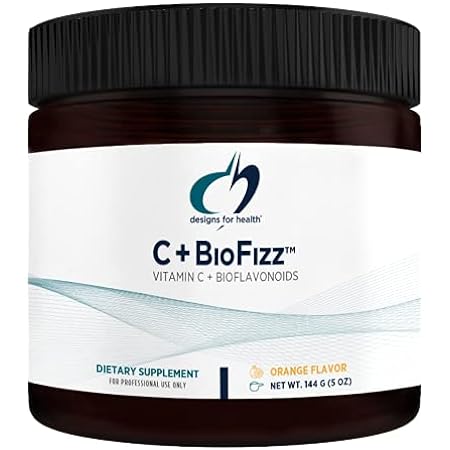 Designs for Health C+BioFizz Fizzy Vitamin C Drink Powder