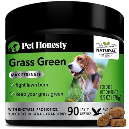 PetHonesty Grass Green Max Strength Burn Spot Chews for D 床上用品 床品配件 原图主图