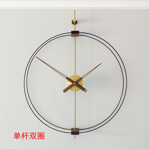 西班牙nomon挂钟客厅家用时尚个性极简挂表轻奢简约餐厅大气钟表