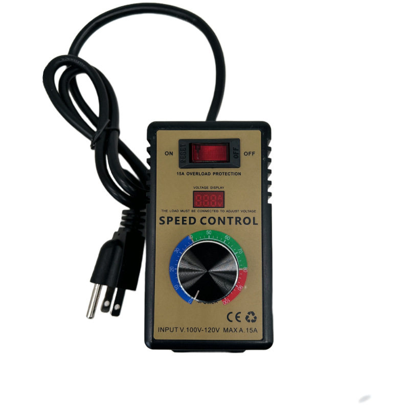 110V/120V 15A过载保护 美规 风机角磨机鼓风机手电钻调速控制器