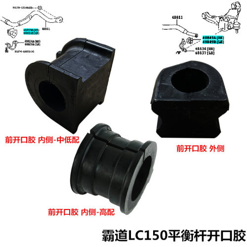 霸道LC150前平衡杆胶套测试推荐