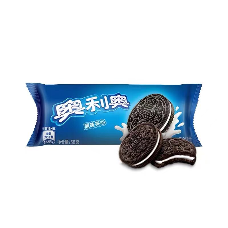 奥利奥原味巧克力夹心饼干58g独立小包装散装办公室休闲零食小吃