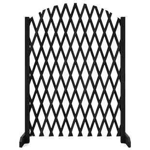 防腐木可移动伸缩爬藤防护栏隔离木篱笆支架网格栅栏花园一侧围栏