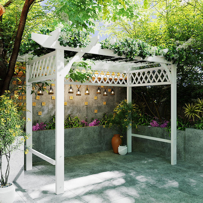 庭院室外田园组装阳台爬藤架