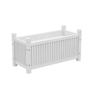 户外露台花箱长方形种植箱特大号木质长条花盆室外阳台专用种菜盆