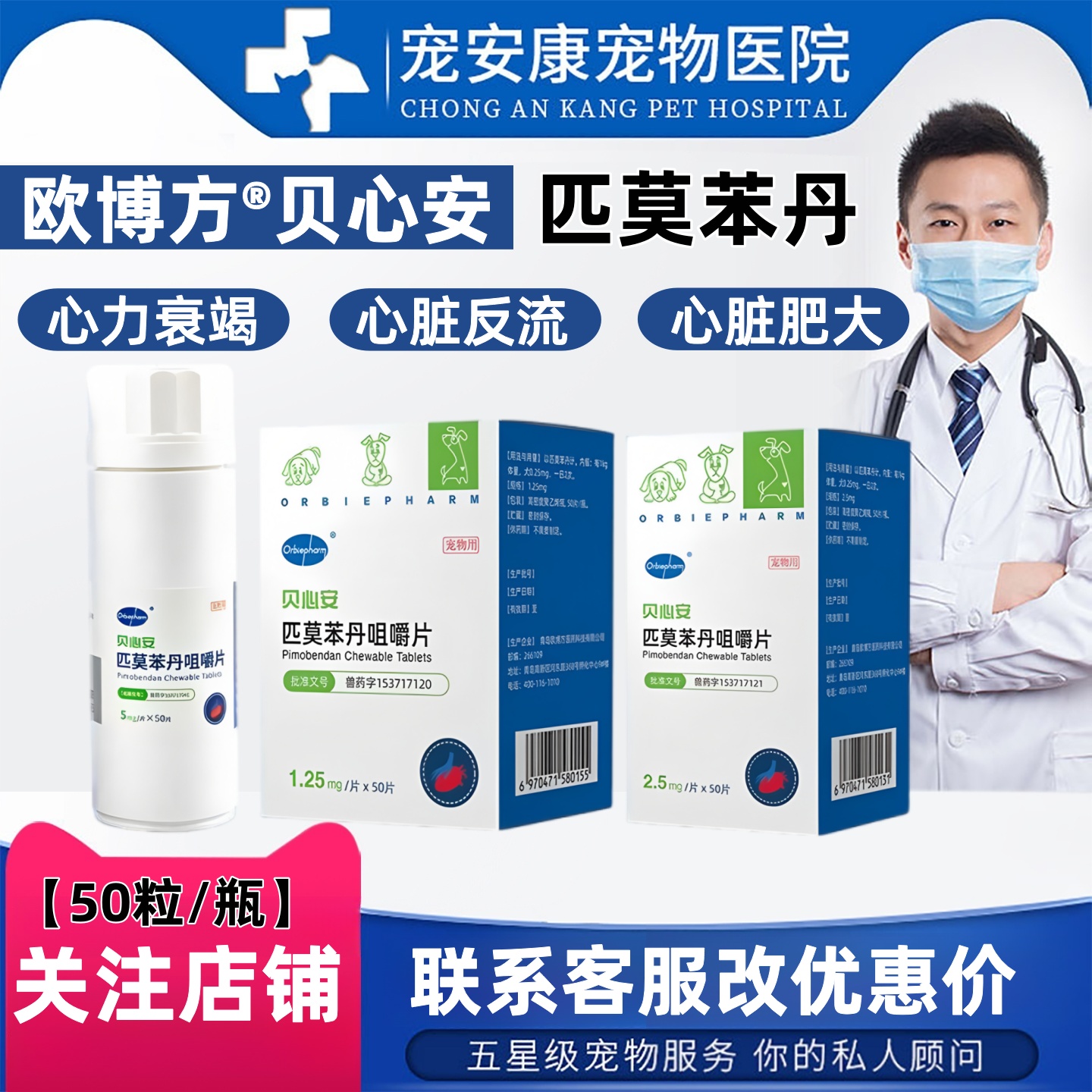 贝心安匹莫本犬猫心脏病心脏肥大