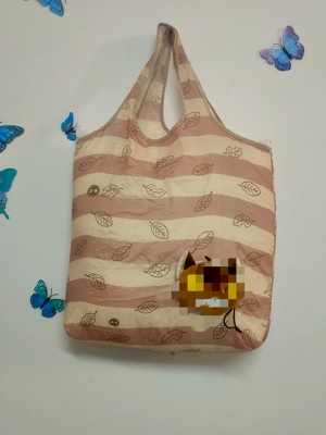 日单尾货2025新款可爱卡通动漫周边猫咪巴士玩偶超市环保购物袋