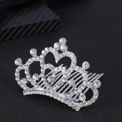 Crown Kids Girls Wedding Hair Accessories Crystal Headdress
