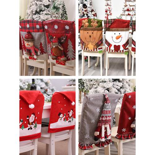 christmas decoration Christmas chair cover 圣诞椅子套