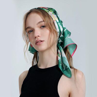 Imitation silk versatile silk scarf for women 70cm百搭丝巾女