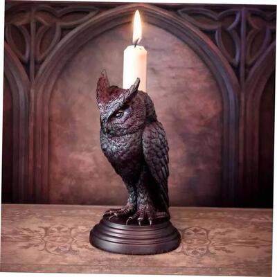 Halloween Gothic candlestick decoration resin home decoratio