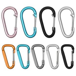 1Pcs Mini Carabiner Keychain Alluminum Alloy D-ring Buckle S