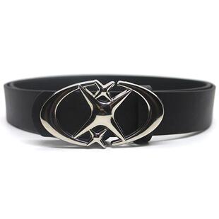 Punk Moon Star Buckle Belt Design Cross Metal Vintage Gothic