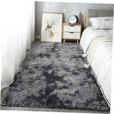 Carpet, bedroom bed blanket Nordic plush floor mat,cushion