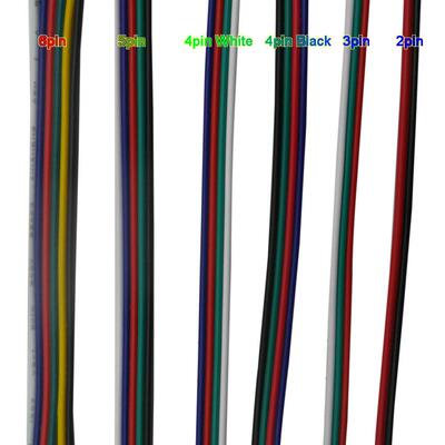 5~100 meters 2pin 3pin 4pin 5Pin 6pin 22 AWG Extension Elect