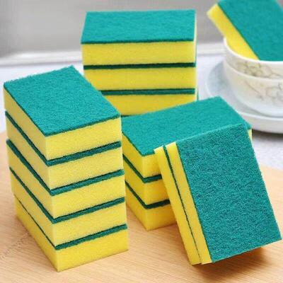 5/10/20 Pcs Dishwashing Sponge Wipe Kitchen Cleaning Brush